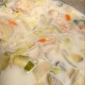 ヨッチこ's cooksnap of when they made さつまいもの豆乳みそスープ.