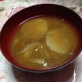 あざらしの赤ちゃん's cooksnap of when they made みょうが♡♥じゃがいもの味噌汁.