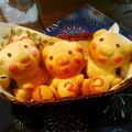 ひれまま's cooksnap of when they made お座りブタさんのパン.