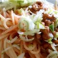ちさもち's cooksnap of when they made 絶品❤やみつきになる明太納豆パスタ.