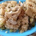 ひなひーな's cooksnap of when they made 大根の葉っぱで炊き込みご飯.
