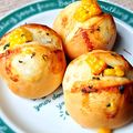 ayayahoney's cooksnap of when they made HB不要☆マヨコーンパン.