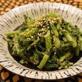 みぃ。's cooksnap of when they made 春菊が苦手な子供たちに☆彡春菊のマヨごまあえ.