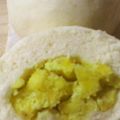 リッチョ（・v・）'s cooksnap of when they made 簡単☆さつま芋だけまんじゅう♪.