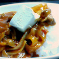 numpy's cooksnap of when they made うちのビーフストロガノフ.