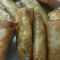 UDmama's cooksnap of when they made 筑前煮をリメイクして春巻きに～.