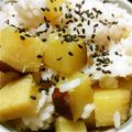 うなづき's cooksnap of when they made さつまいもご飯.