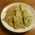 にきけん's cooksnap of when they made さきイカで♪もちもち簡単チヂミ.