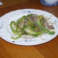 karo55's cooksnap of when they made 牛肉とピーマンセロリのオイスター炒め.