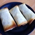 forbidden0's cooksnap of when they made 春巻きの皮でアップルパイ.