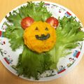 よちりん's cooksnap of when they made ハロウィンに☆簡単パンプキンサラダ.