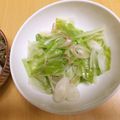 よちりん's cooksnap of when they made キャベツと茗荷の胡麻油和え.