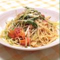 にゃんぷいぷい's cooksnap of when they made トマトと水菜とツナのパスタ.