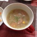 ぷーちん＾＾☆'s cooksnap of when they made 玉ねぎとウィンナーとコーンのスープ♪.