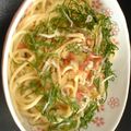 ムーのしっぽ's cooksnap of when they made カリカリ梅の和風パスタ.