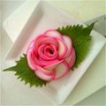 ミキティ♥三姉妹ママ's cooksnap of when they made 薔薇でかまぼこ、酒のおつまみ.