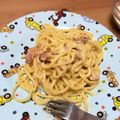 のん525's cooksnap of when they made カルボナーラ.
