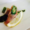 あおきなこ's cooksnap of when they made オクラの生ハム巻き.