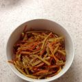 tanasaory's cooksnap of when they made きんぴらたけのこ.
