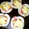 jajam4887's cooksnap of when they made 餃子の皮で簡単ピザ.