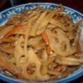 楽ちん楽ちん's cooksnap of when they made 蓮根のきんぴら〜梅かつお〜.