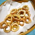 Jock's cooksnap of when they made イカリング　別名「命揚げ」.