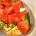 くまのみ's cooksnap of when they made 豆腐とトマトのピリ辛サラダ.