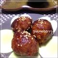 ぷるベリー's cooksnap of when they made 照り照り♡めちゃ旨甘辛肉巻きおにぎり.