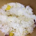 SKクマ's cooksnap of when they made さつまいもしらすご飯.