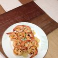 ソウジュメクチュ's cooksnap of when they made 海老のガーリックオイル焼き.