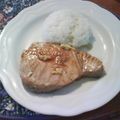 ブランディ's cooksnap of when they made 安マグロでちょっと豪華なステーキ☆.