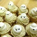 きよたまろ's cooksnap of when they made ハロウィン♪ホイップおばけのカップケーキ.