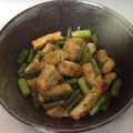 ハムッチョ's cooksnap of when they made 簡単！鶏とにんにくの芽のさっと炒め蒸し.