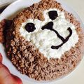 eito★mama's cooksnap of when they made ダッフィーの３Dキャラケーキ＊。.