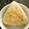 プリティースノー's cooksnap of when they made クミンとカレーマヨネーズのおにぎり.