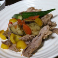ウメミンツ's cooksnap of when they made 簡単☆夏野菜と豚肉の塩炒め.