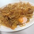 太郎と花子と私's cooksnap of when they made 巣ごもり✿豚キムチ焼きそば.