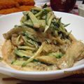 ぽんぽん堂's cooksnap of when they made 焼きナスときゅうりの胡麻ドレッシング和え.