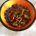 komutatata's cooksnap of when they made ∮ゴーヤと舞茸✰ピリ辛✰彡ごま味噌炒め∮.