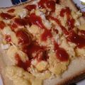 ａｄｕａｄｕ's cooksnap of when they made 朝食に☆スクランブルエッグトースト.