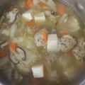 ak1m1's cooksnap of when they made 給食に出たよね～。肉団子スープ　圧力鍋.