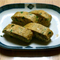 serieri's cooksnap of when they made ニラと青のりとごまの卵焼き.