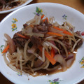 cafe-cafe's cooksnap of when they made 牛肉と野菜の炒め物☆.
