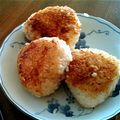 tsuwatch's cooksnap of when they made バター醤油風味 焼きおにぎり.
