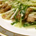 あんべみ's cooksnap of when they made 豚と水菜のあんかけ.