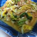 jougo's cooksnap of when they made 白菜とおあげの炒め煮.