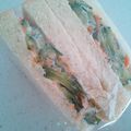 ひーゆーママ's cooksnap of when they made ＊プチプチ胡麻入りサンドイッチ＊.