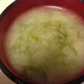 ことまゆさん's cooksnap of when they made 玉ねぎとアオサのお味噌汁.