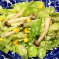 血液サラ子's cooksnap of when they made ♡キャベツとほうれん草のゴマドレ炒め♡.