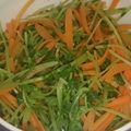 ぶーたーこー's cooksnap of when they made 豆苗とにんじんのカラフルなナムル♪.
